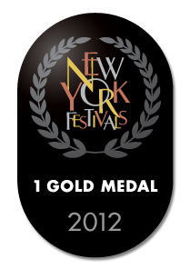 New York Festivals 1 gold medal 2012